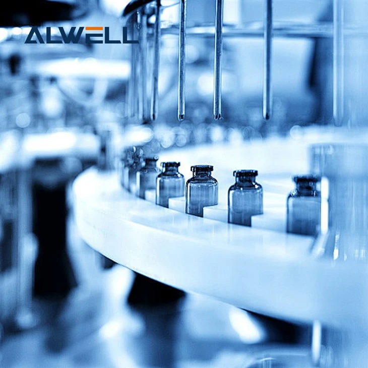 Línea de llenado de viales farmacéuticos